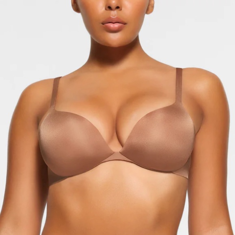 NWT Skims Women’s Ultimate Collection Push-Up Plunge Bra in Sienna - size 32DDD